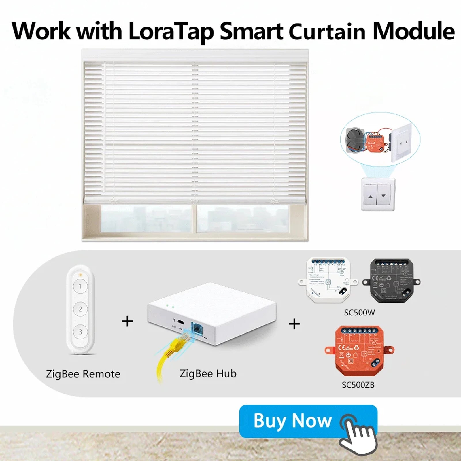 Tuya Smart Life ZigBee 3.0 Wireless Portable Pushbutton 1,2,3,4 Gang Remote Controller Scene Switch