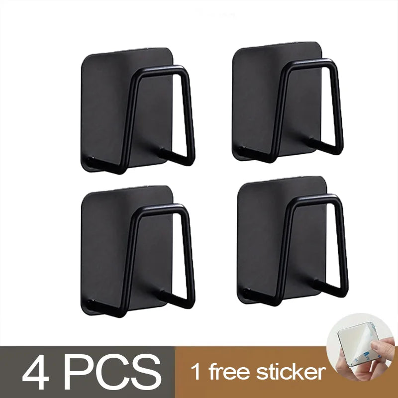 Kitchen 304Stainless Steel Sink Shelf Sponges Storage Holde Adhesive Drain Drying Rack Wall Hooks Storage Organizer Accessories