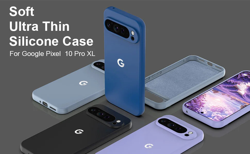 High Quality Skin-friendly Soft Silicone Anti-Drop Phone Case For Google Pixel 10 Pro XL 9 8 7 9A 8A 7A Shockproof Protect Cover