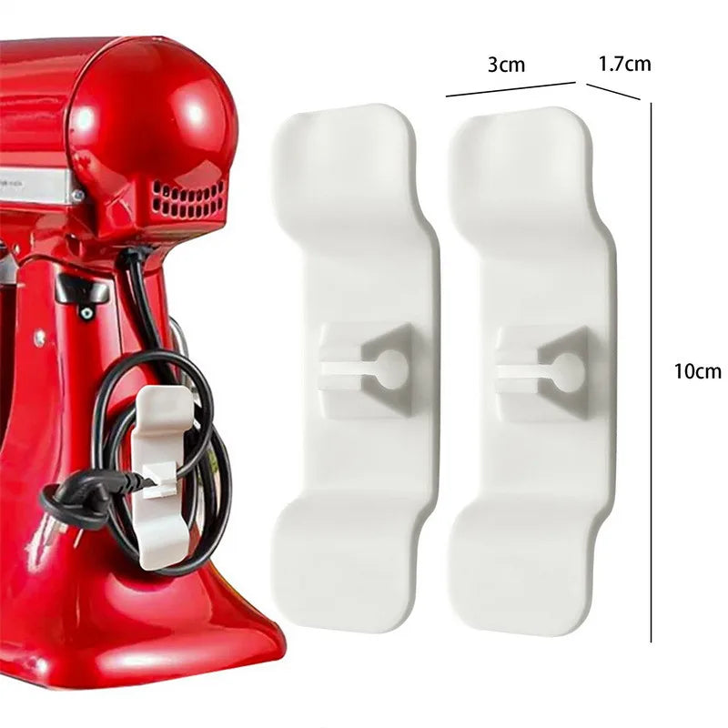 1/5/10pcs Cord Winder Cable Management Clip Cable Holder Keeper Organizer For Air Fryer Coffee Machine Kitchen Appliances