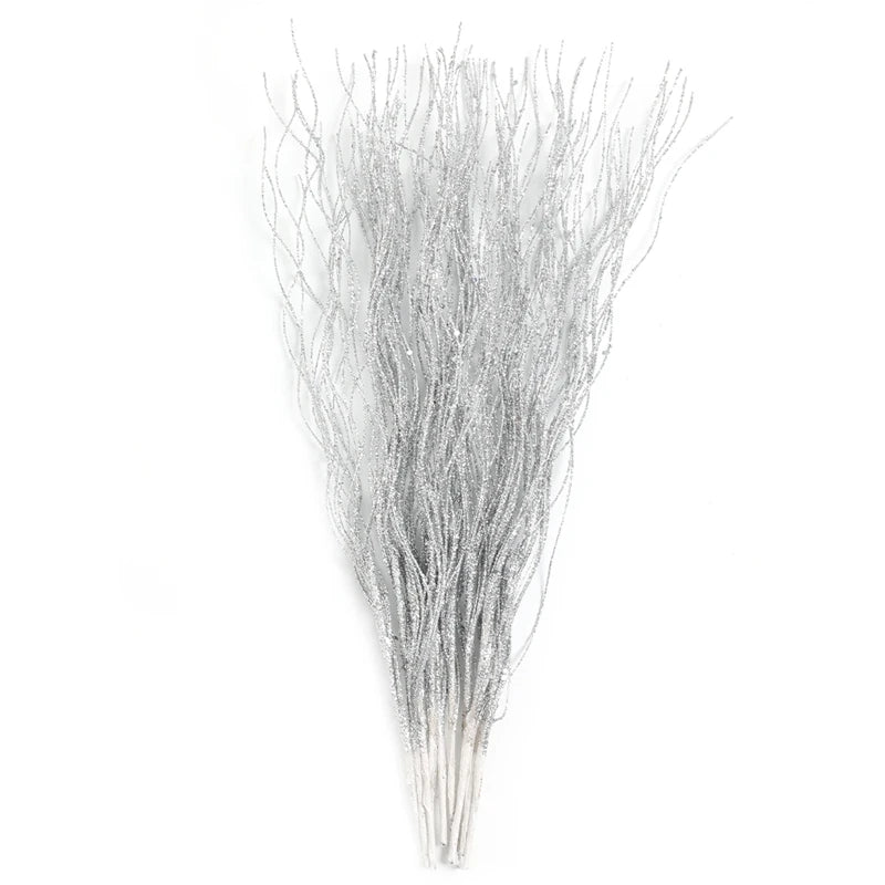 5Pcs Glitter Artificial Berry Bouquet Christmas Tree Ornament for Home Decor New Year 2026 Navidad DIY Wreath Gifts Accessories