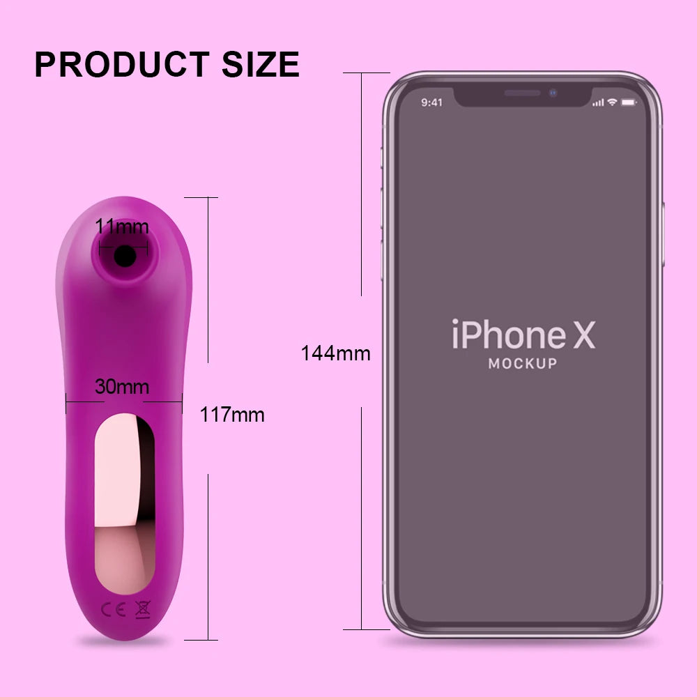 Adult Supplies Sucker Clitoris Sucking Vibrator Female Clit Oral Stimulator Nipple Vagina Sex Toys for Women Masturbator Product