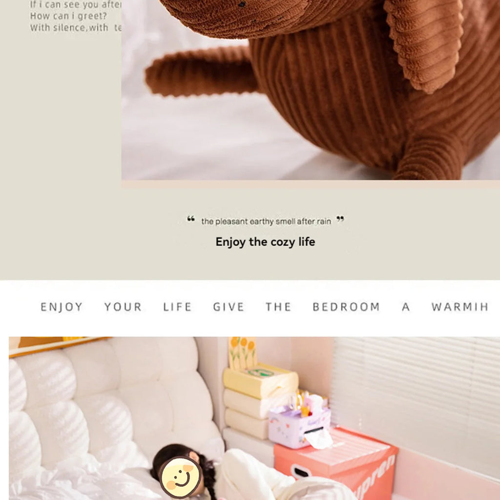 1pc Dachshund dog Plush throw Pillow Soft and Durable Faux Fur Throwing sofa Pillow Cushion Dachshund Animal