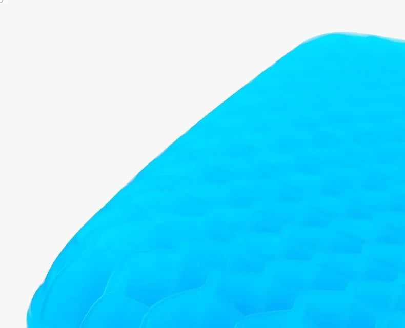 Car Use Square Cooling Breathable Polymer Gel Seat Cushion Anti-slip Hollow Out Design Summer Ice Mat for House Couch and Chairs