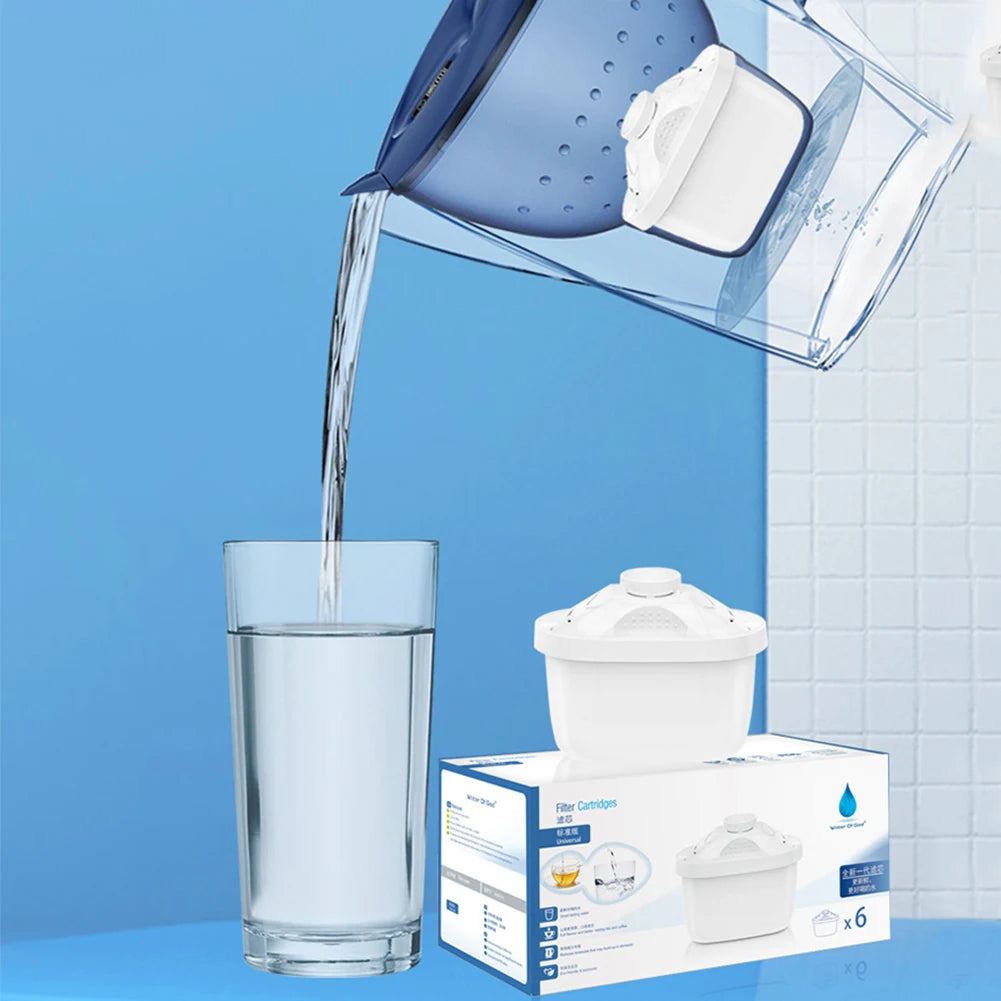 Water Filter Cartridge Limescale Chlorine Impurities Purify Kettle Activate Carbon Water Filter Reducing Chlorine Replacement