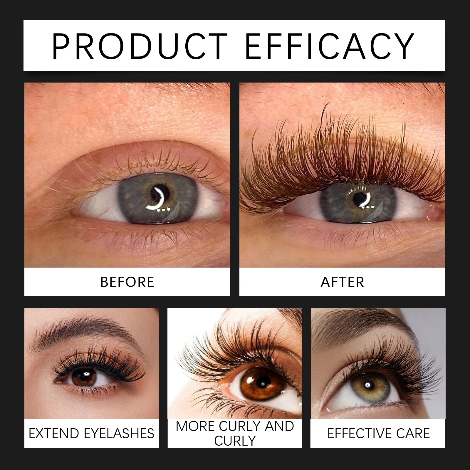 Mascara Lengthening Curling Natural Look Waterproof Smudge Proof Clump Free Volumizing Daily Wear Long Lasting Gentle Formula