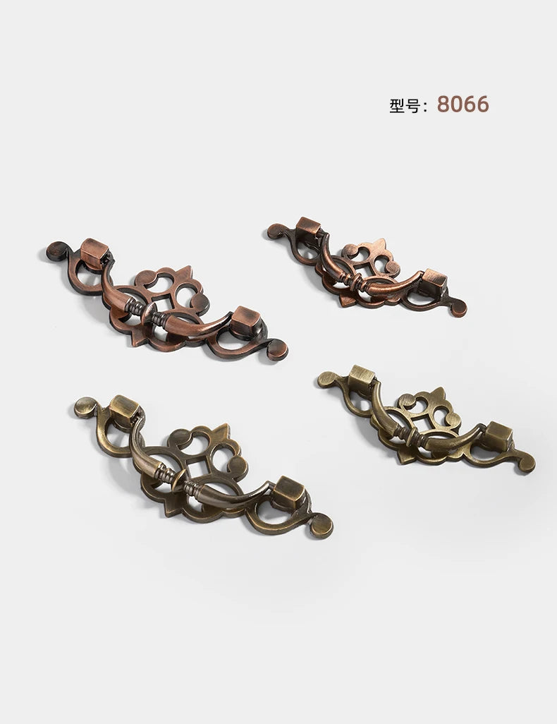 Red/Green Bronze AntiqueEuropean classical  old-fashioned furniture kitchen cabinet handle shoe cabinet drawer zinc alloy handle