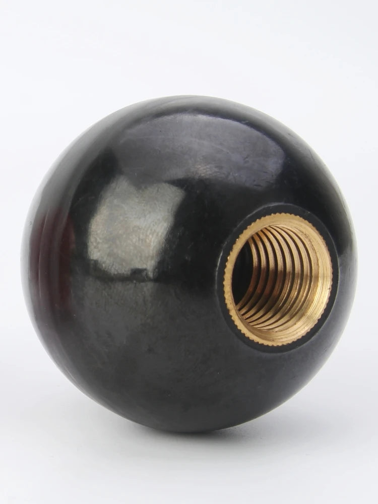 M4~M16 Black Red Bakelite Ball Lever Knobs Brass Screw Nut Grip Handles Of Furniture Or Machine Tool Replacement