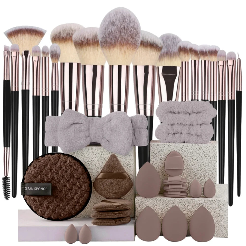 Makeup Brushes Set Professional Beauty Foundation Concealer Powder Eyeshadow Blush Brush Kabuki Blending Cosmetic Beauty Tool