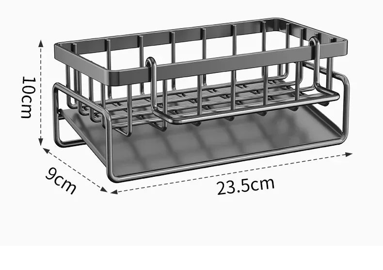 Carbon steel Kitchen Shelf Rag Storage Drainage Shelf Storage Rack Home Spice Sink Drainage dish drying rack Kitchen Accessories