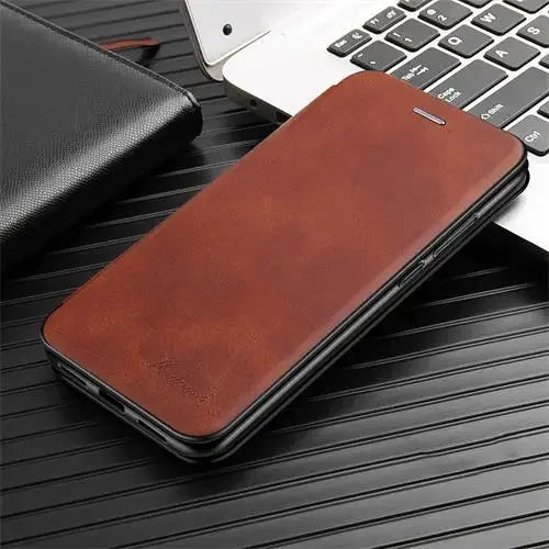 Luxury Leather Flip Case For iPhone 15 14 13 12 11 Pro Max 7 8 Plus XR X XS Mini SE 2020 2022 Cover Fundas Coque Carcasa Etui