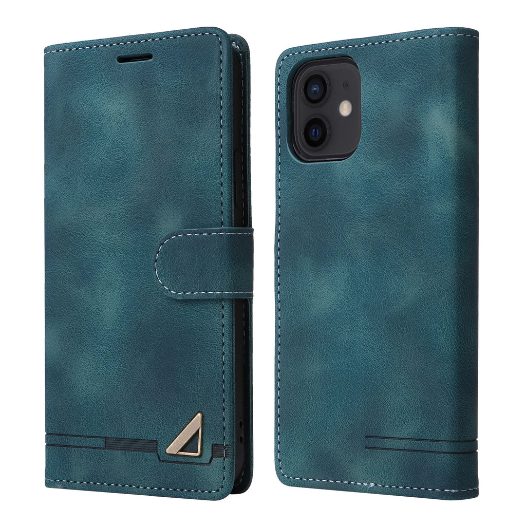 Business Leather Flip Phone Case For iPhone Air 17 16 Pro 15 14 Plus 13 Pro Max 11 12 XR X XS Max Luxury Wallet Bracket Cover