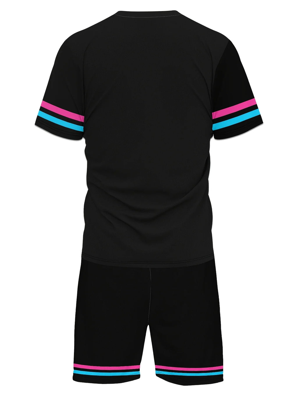 2025 New Men MIAMI NO.3 Print Casual Short Sleeve T-Shirt Shorts Set Adult Basketball Jersey Jogging Suit 2 Piece Set Clothes