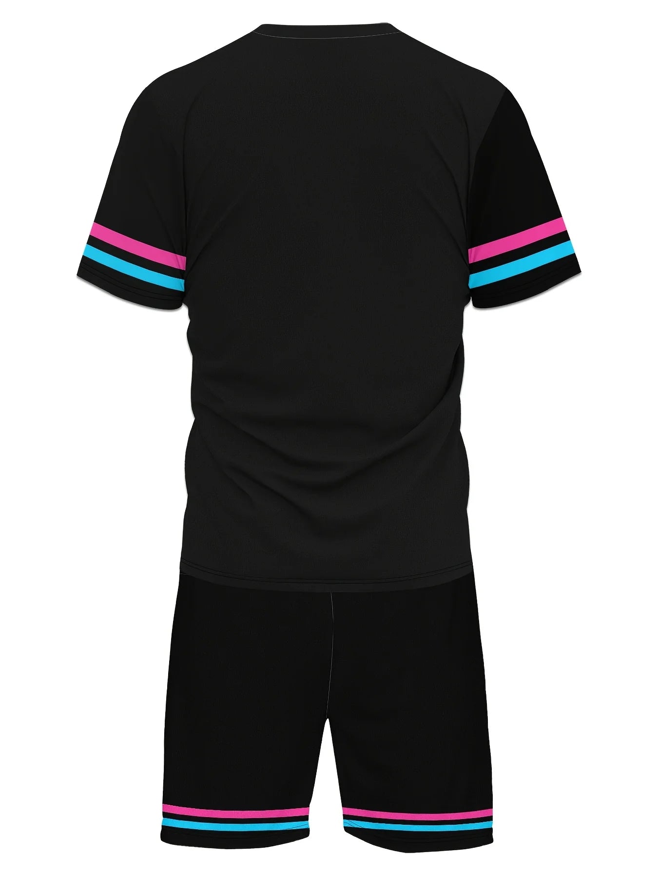 2025 New Men MIAMI NO.3 Print Casual Short Sleeve T-Shirt Shorts Set Adult Basketball Jersey Jogging Suit 2 Piece Set Clothes