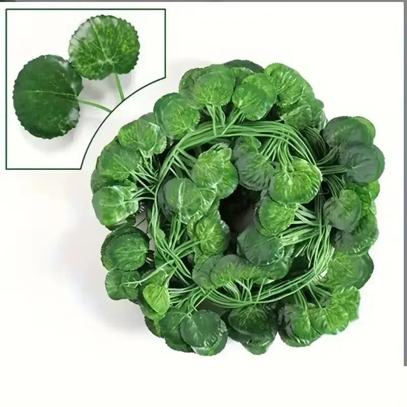120/2m Artificial Ivy Leaf Rattan Creeper Leaves Vine Hanging Garland DIY Fake Flower Plant Garden Wedding Party Home Decoration