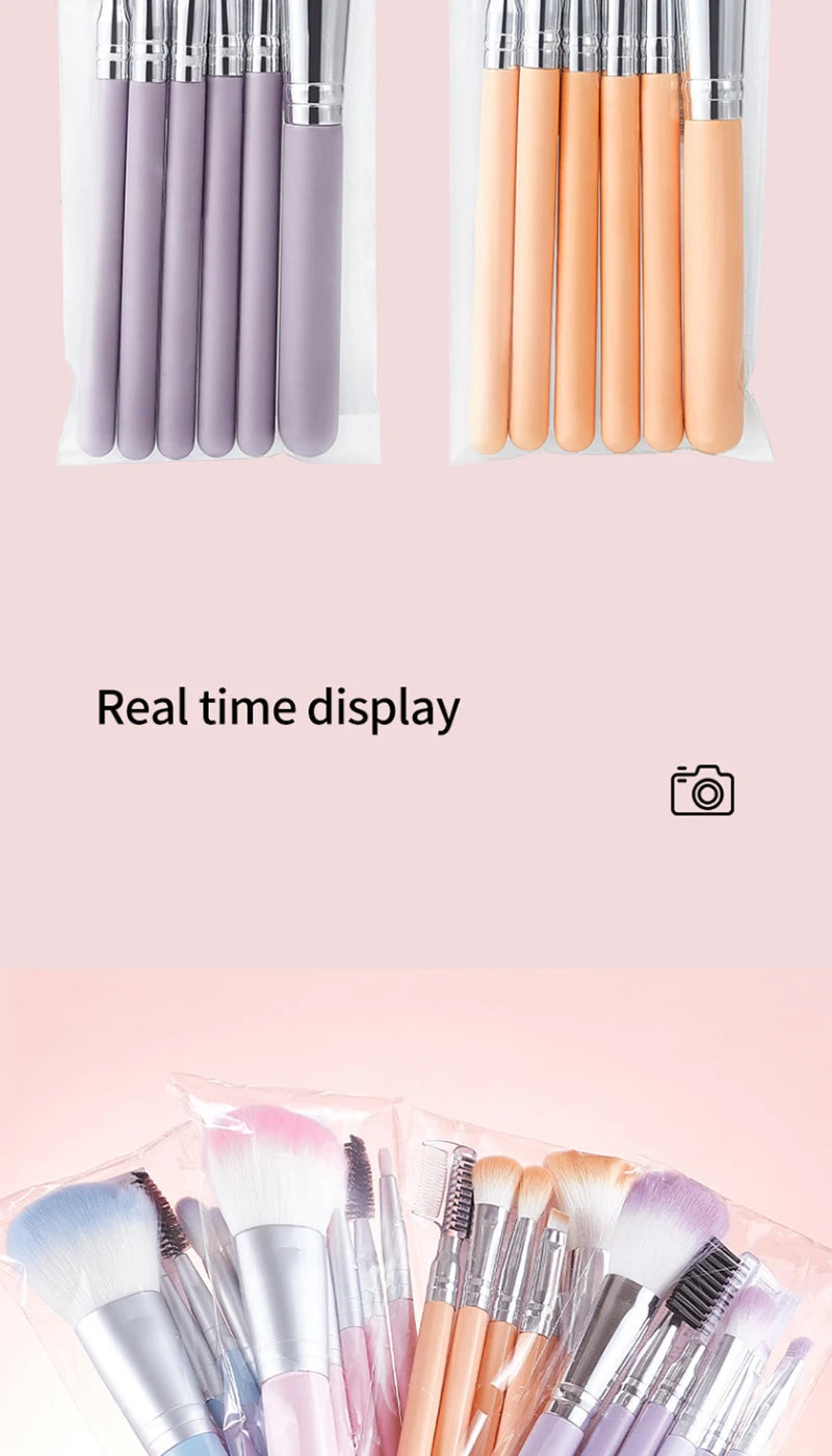 Life Girls Makeup Brush Set,Powder brush, eyeshadow brush, detail brush,Beginner's full set of brushes,