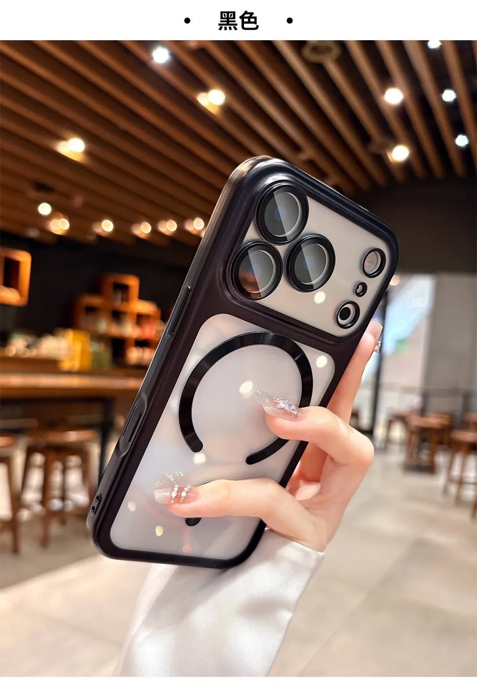 for iPhone17 Luxury Transparent Plating Magsafe Case for iPhone 17 Pro Max 17Pro Air Original Soft TPU Camera Protector Cover