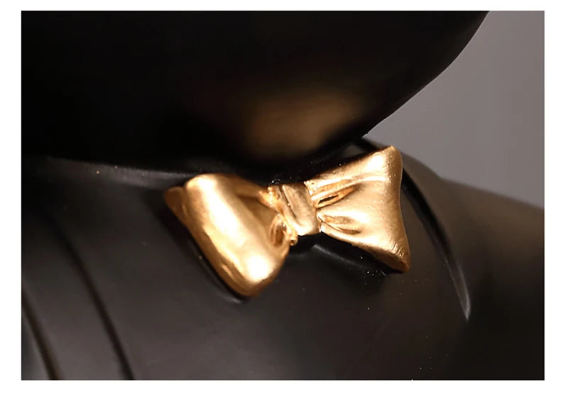 French Bulldog Wine Holder Resin Wine Racks Countertop Wine Stand Wine Bottle Holder Wine Bottle Rack Home Office Decor