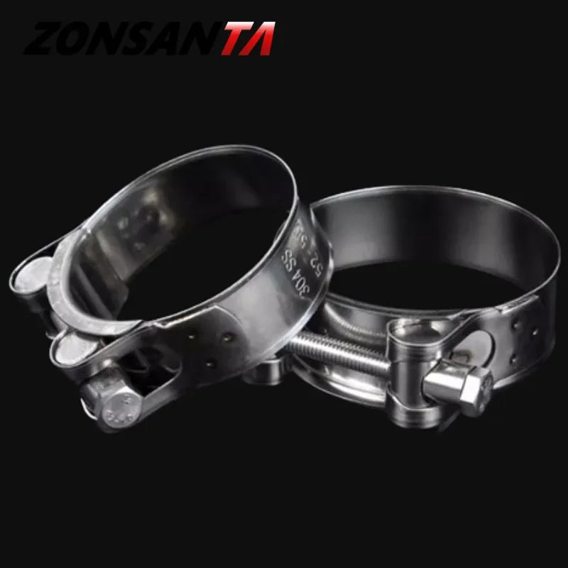 1pcs 304 Stainless Steel Powerful Hose Clamp Exhaust Air Water Pipes Durable Sealing Powerful Strength Repair Welding Tools
