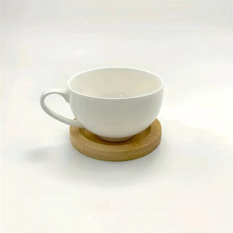 7Style Bamboo Cup Mat Geometry Shaped Tea Coffee Mug Drinks Holder Table Decor AntiFade Tabletop Protection Kitchen Home Coaster