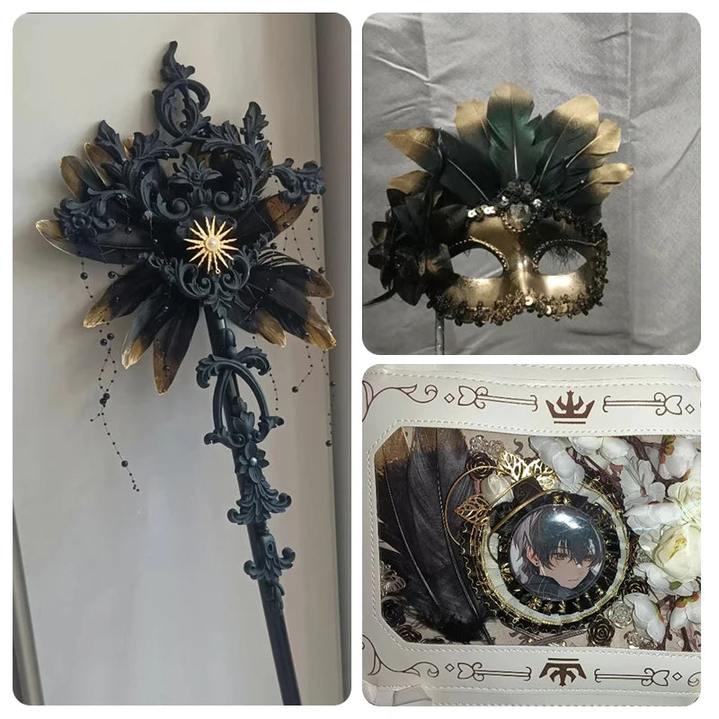 48pcs Long Big Feathers For Crafts Black With Gold Tips Bulk Hats Decoration Plumas Vases Carnival Bus Flower Goose Trim 15-20cm