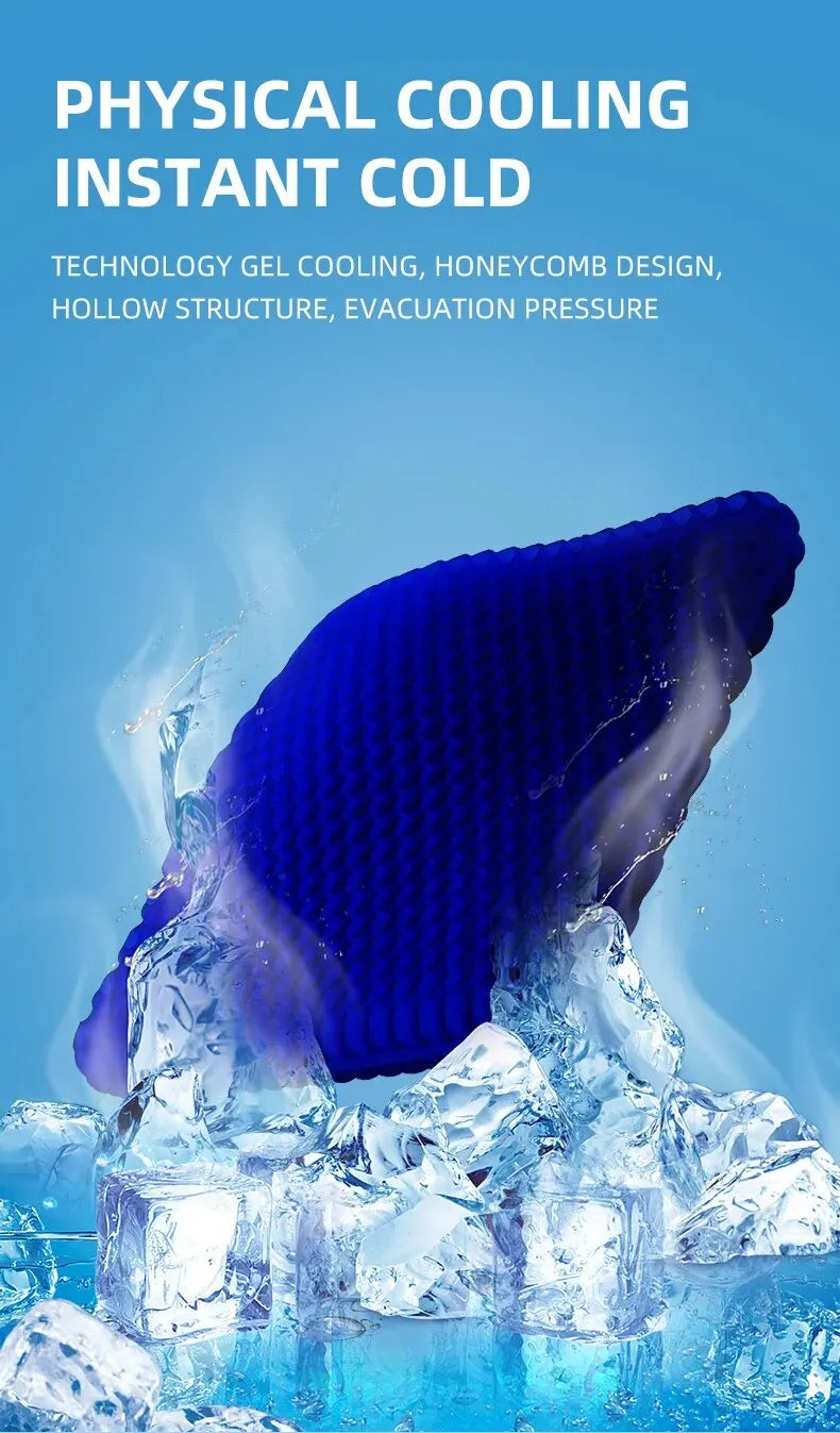 Gel Seat Cushion Summer Breathable Honeycomb Design For Pressure Relief Back Tailbone Pain - Home Office Wheelchair Chair Cars