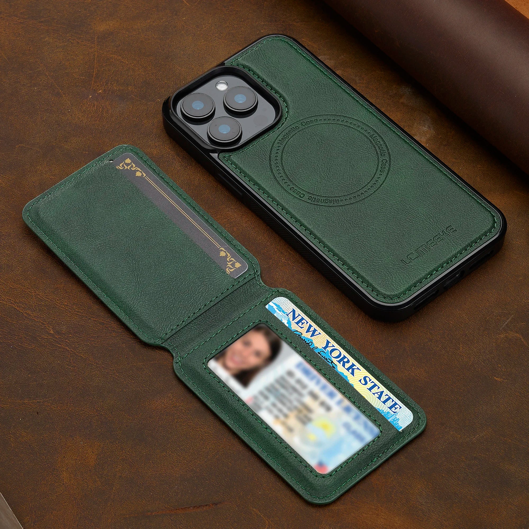 Detachable Magnetic 2 In 1 Leather Case For iPhone 16E 17 1615 14 13 12 11 Pro XS Max Air XR 8 7 Plus SE Card Pocket Phone Cover