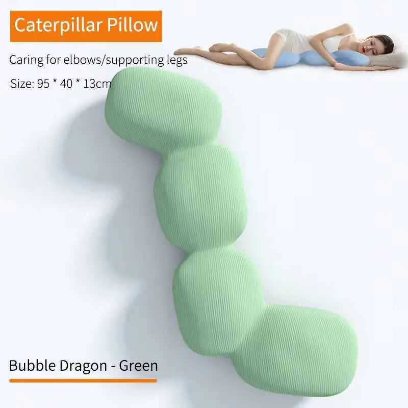 Memory Foam Hold In Bed Sleeping Body For Pregnant Women Sleeper Ice Silk Comfort Long Pillow Orthopedic Decorative Cushion
