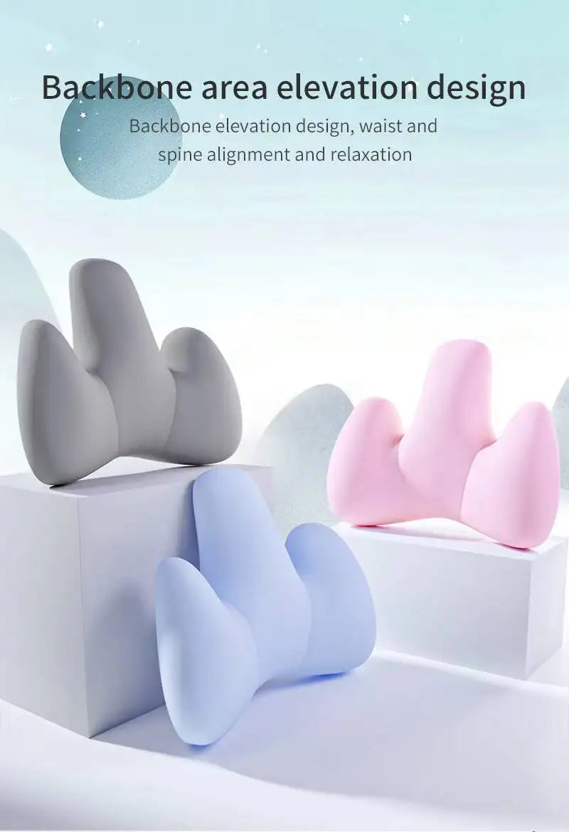 Memory Foam Cushion Pain Relief Support Pillow Car Seat Waist Cushion Relieve Back Pain Soft and Comfortable For Office Home Car