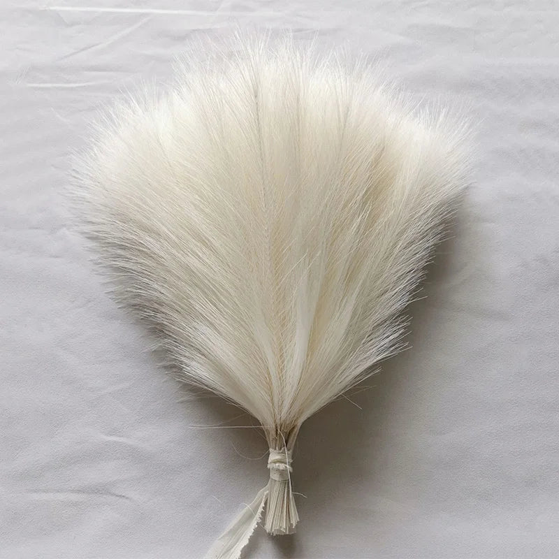 10/30 Pcs Artificial Pampas Grass Fluffy Reed Bouquet Boho Decor for Party Room Home Wedding Decoration Table Flower Arrangement