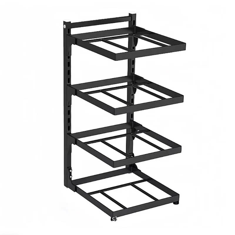 Kitchen Sink Storage Rack Multi-Layer Cooker Storage Rack For Home Stovetop Cabinets Adjustable Pot Rack