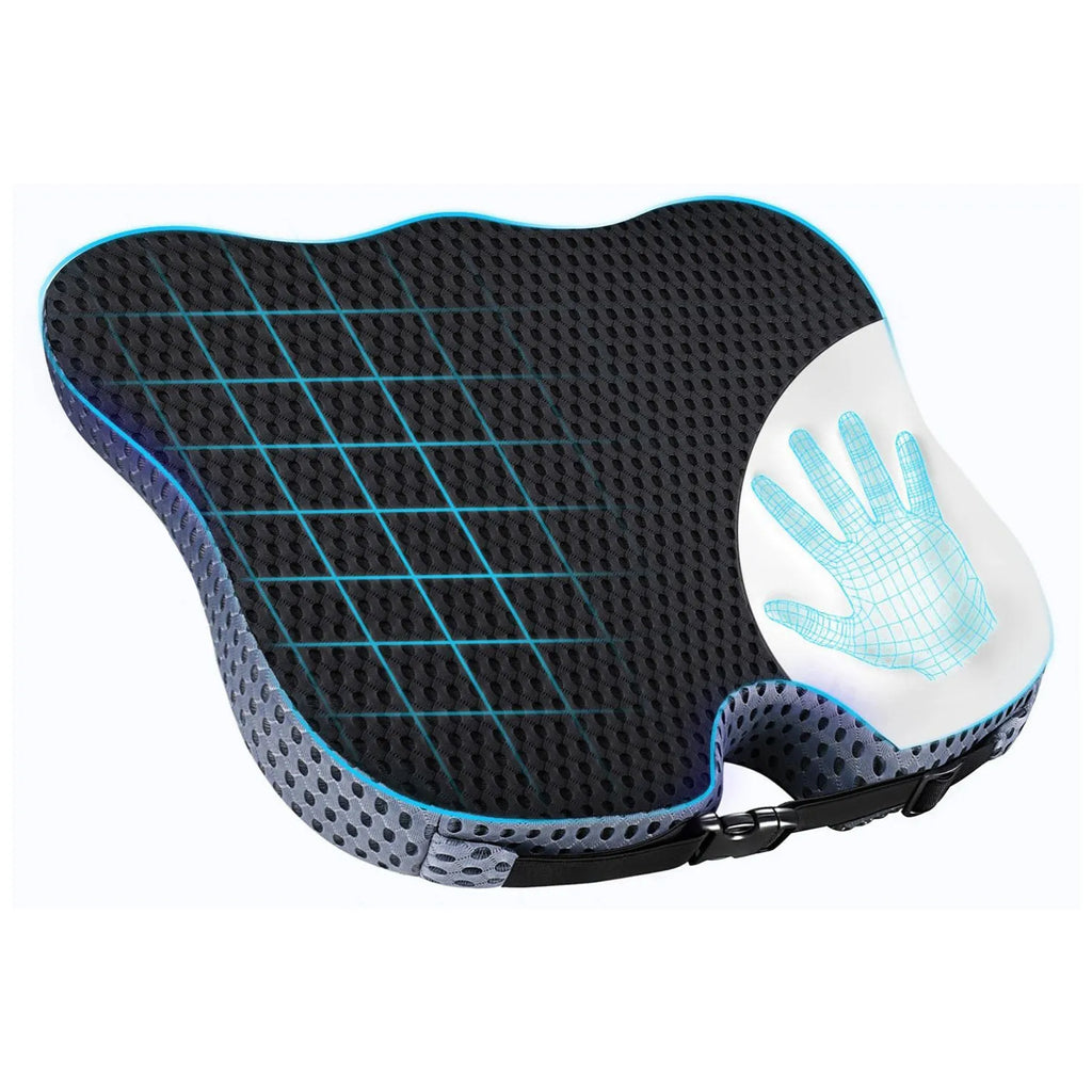 Comfort Car Wedge Seat Cushion For Car Driver Seat Office Chair Wheelchair Memory Foam Seat Cushion Orthopedic Support