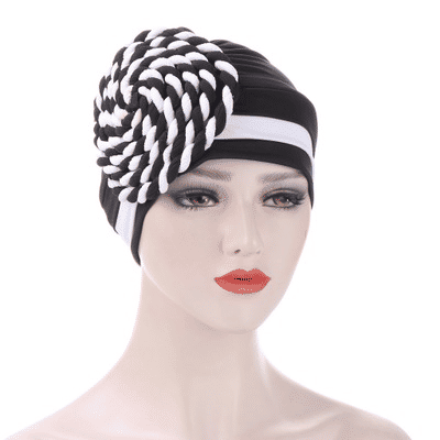 Elegant Women's Stretch Turban Headwrap, Soft Bonnet Headscarf for Daily Wear