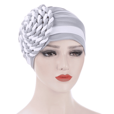 Elegant Women's Stretch Turban Headwrap, Soft Bonnet Headscarf for Daily Wear