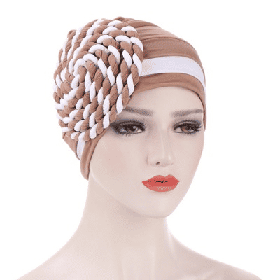 Elegant Women's Stretch Turban Headwrap, Soft Bonnet Headscarf for Daily Wear