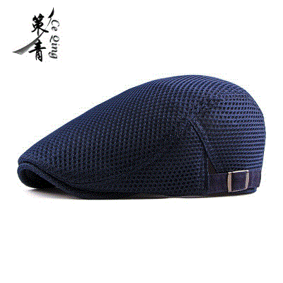 Unisex Mesh Flat Beret Cap - Summer Golf Driving Sun Protection