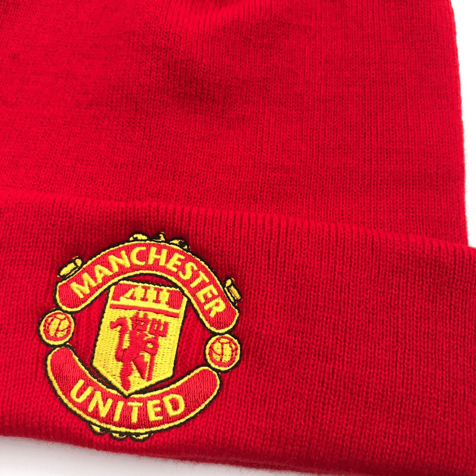 Manchester United C. Ronaldo Fan Embroidered Knitted Wool Beanie Winter Hat