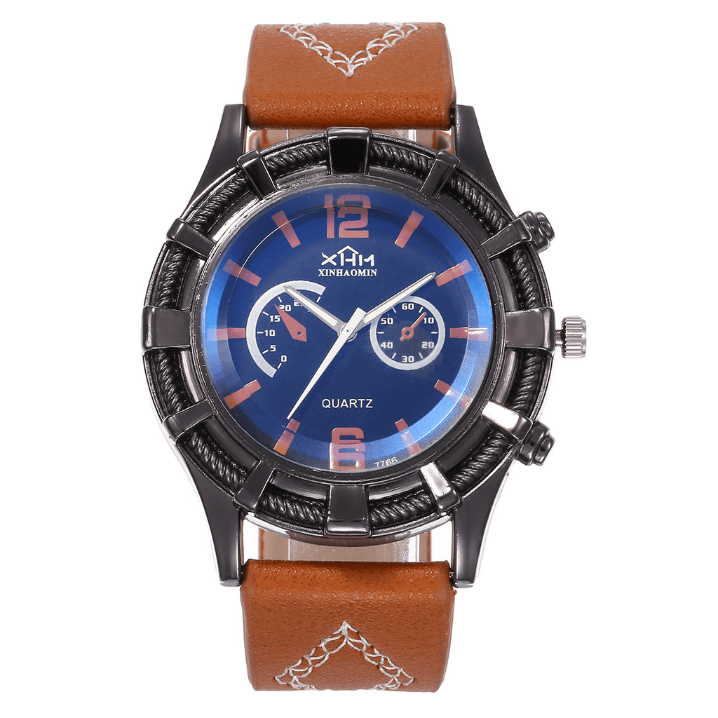 7-Piece Men's Luxury Gift Set: Watch, Belt, Wallet, Perfume, Pen, Tie, Cufflinks