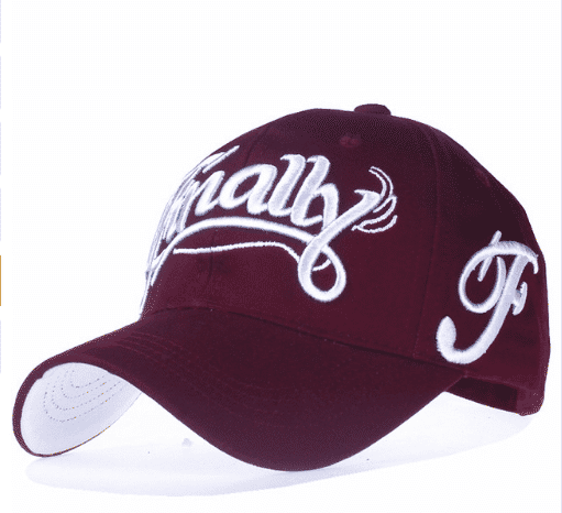 100% Cotton Snapback Baseball Cap Adjustable Embroidered Letter Design