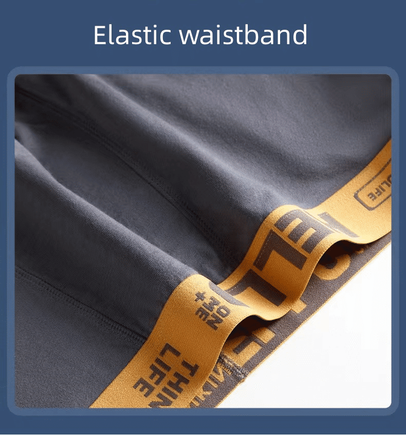 4-Pack Men's Cotton Graphene Boxer Briefs - Bacteriostat Youth Performance Underwear