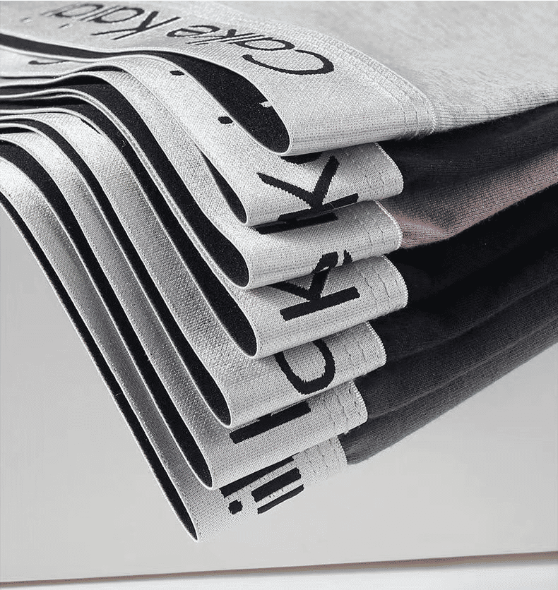 Caike Kaidi Men's 4-Pack Cotton Boxer Briefs - Antibacterial, Breathable, Youthful