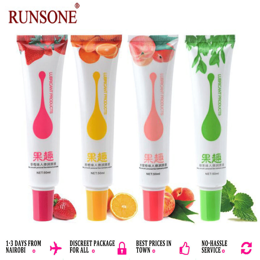 RUNSONE Water-Based Edible Fruity Lubricant for Couples - Smooth, Long-Lasting Pleasure