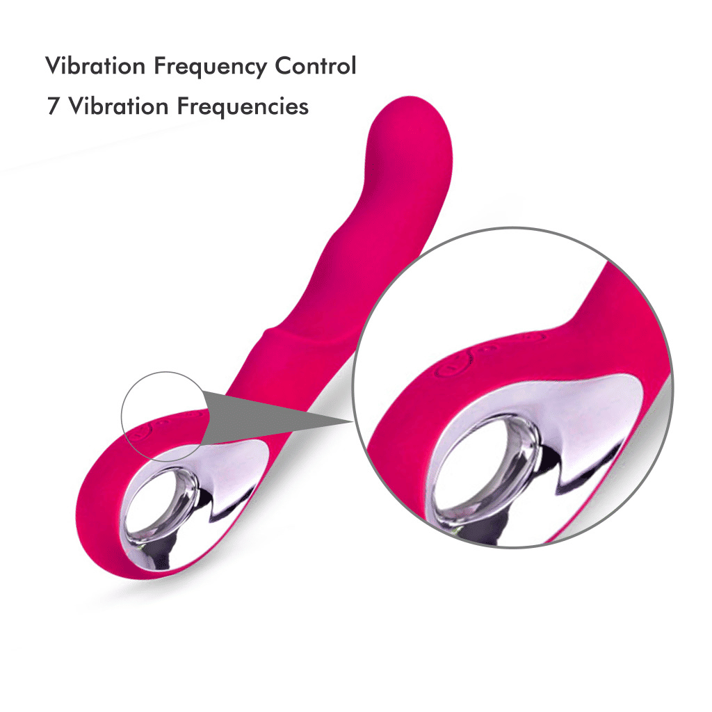 RUNSONE USB Rechargeable G-Spot Vibrator Wand - 10 Frequencies for Women
