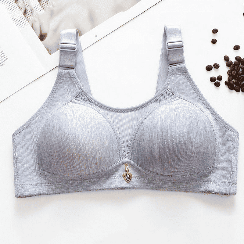 Plus-Size Wireless Push-Up Anti-Sagging Bra with Ultimate Comfort & Support