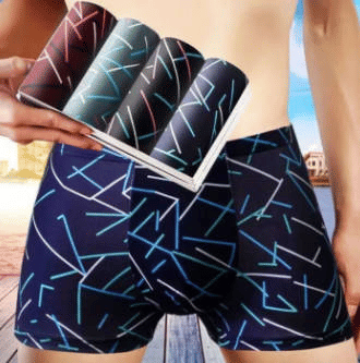 4-Pack Men's Cotton Boxer Briefs - Comfortable Plus Size Underwear Gift Bargains