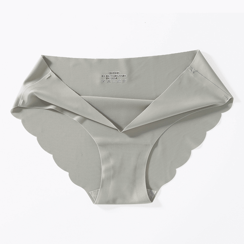 Baldur 5-Pack Women's Seamless Ice Silk Quick-Dry Panties - Comfy, Invisible Briefs