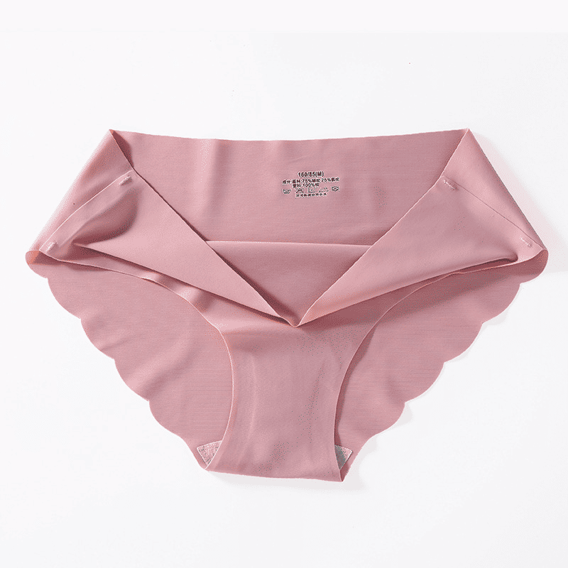 Baldur 5-Pack Women's Seamless Ice Silk Quick-Dry Panties - Comfy, Invisible Briefs