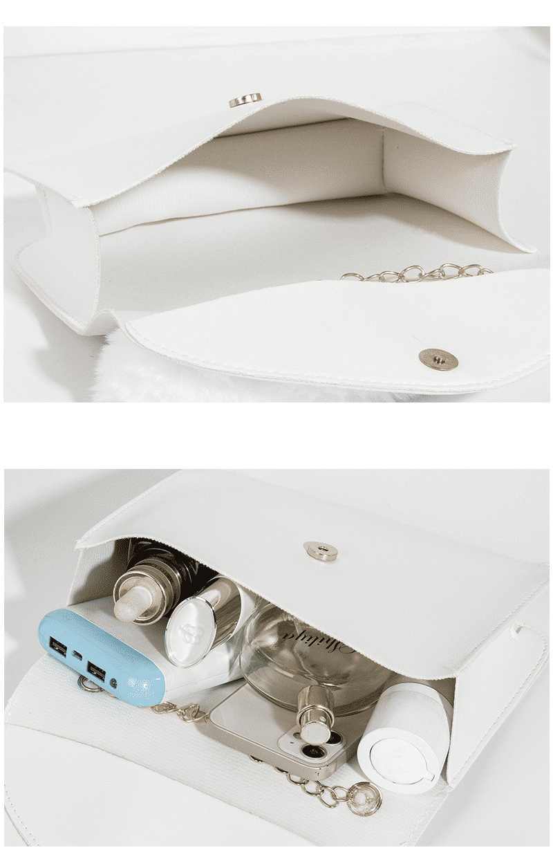 Elegant Hot Stamping Chain Crossbody Bag for Women - Portable Small Handbag