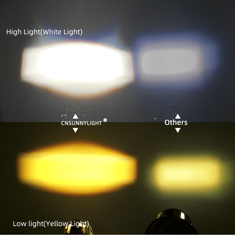 RV11 Bi-LED Motorcycle Headlight Bulb H4 32W 16000 Lumens Dual Color