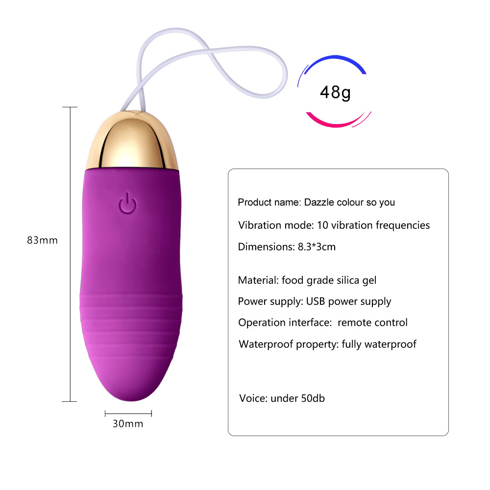 HW Wireless Remote G-Spot Vibrator Egg for Female Pleasure & Stimulation